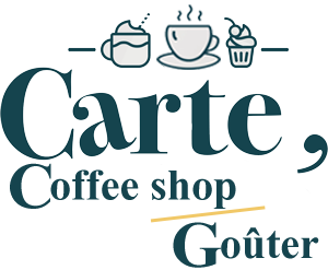 carte coffee shop gouter